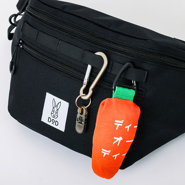 DOD 多機能ボディバッグBOOK BLACK