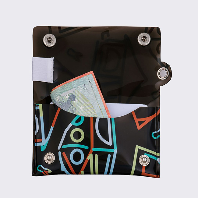 DOD PVCウォレットセット BLACK