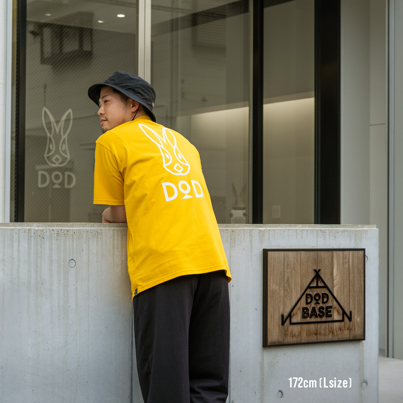 TS163-WH-M ウサギドドンTEE（M/L/XL）の着用イメージ