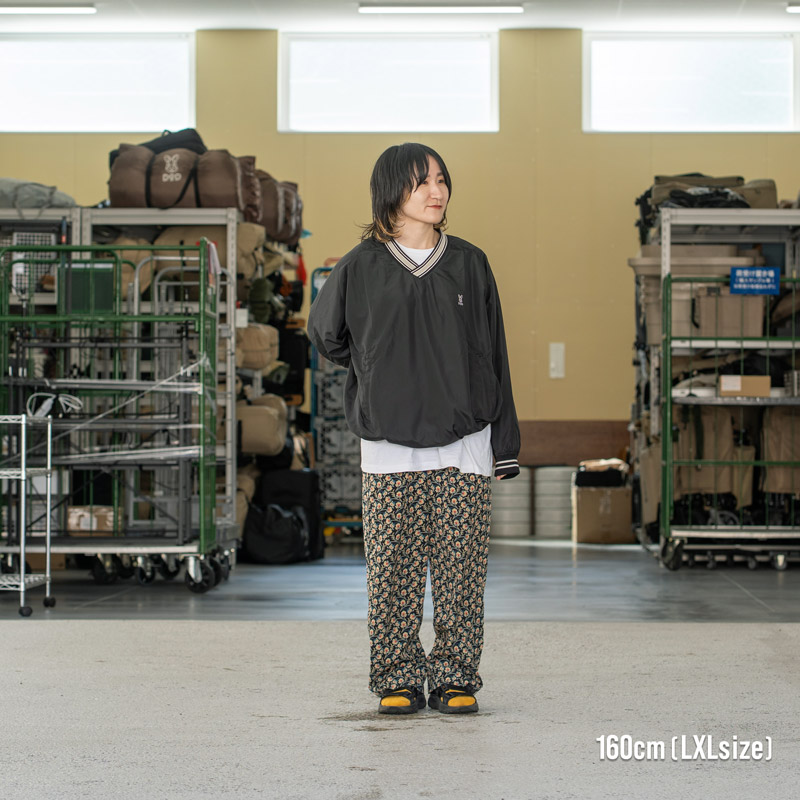 JK211-BG-ML キャンパーノ・シャカシャカML/LXLの着用イメージ