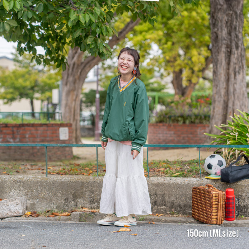 JK211-BG-ML キャンパーノ・シャカシャカML/LXLの着用イメージ