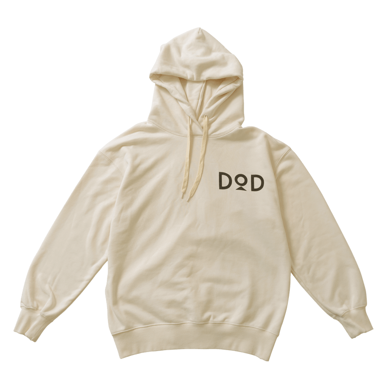 デカロゴフーディ（アイボリー/スミクロ） - DOD（ディーオー