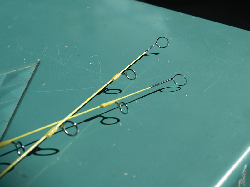  ハジメテ・ワカサギ・竿セット（1本）のメインの特徴（魚の小さな「プルプル」が、目で見える極細穂先）