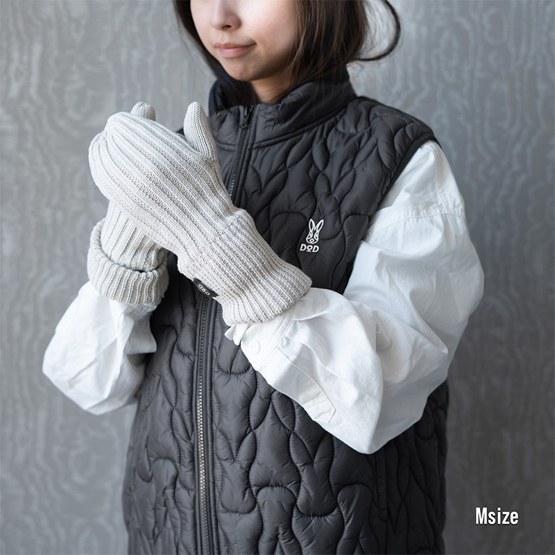 ハイパームテキミトン（アイボリー/スミクロ）HT179-IV/CH-M/L - DOD