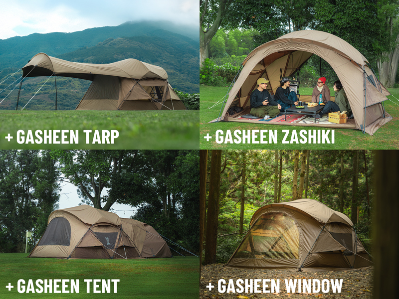  ガシーンドームのメインの特徴（）