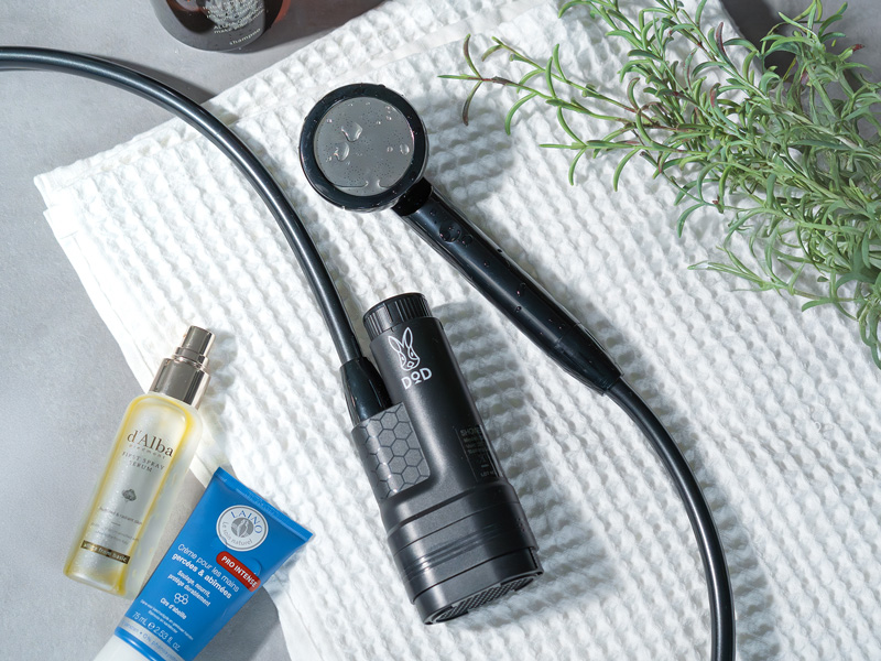  シャワワワーのメインの特徴（コードが絡まない、ストレスフリー設計）