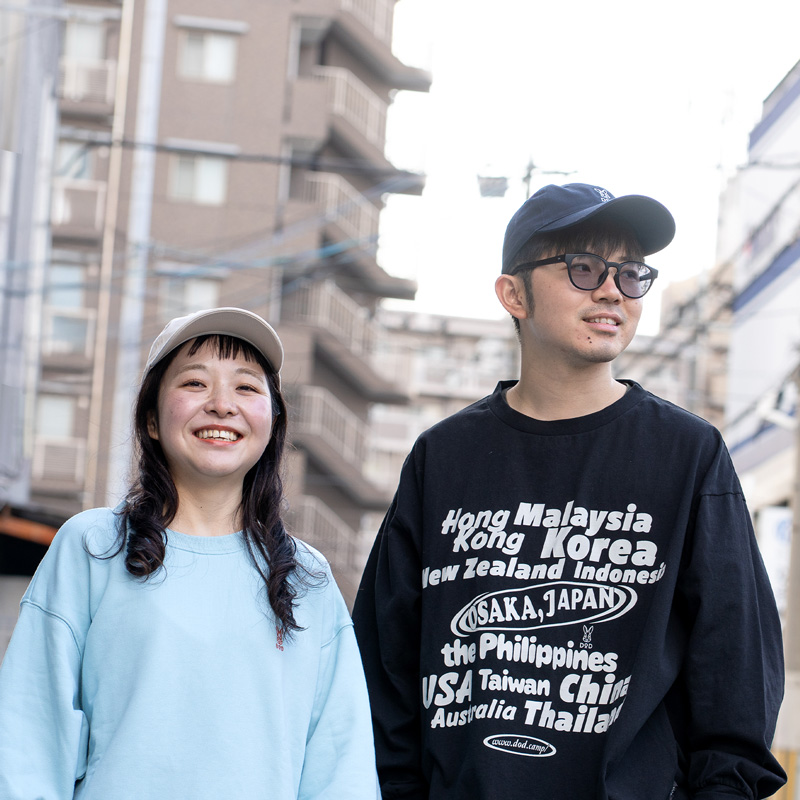 HT033-NA-S ウサロゴキャップS/Mの着用イメージ
