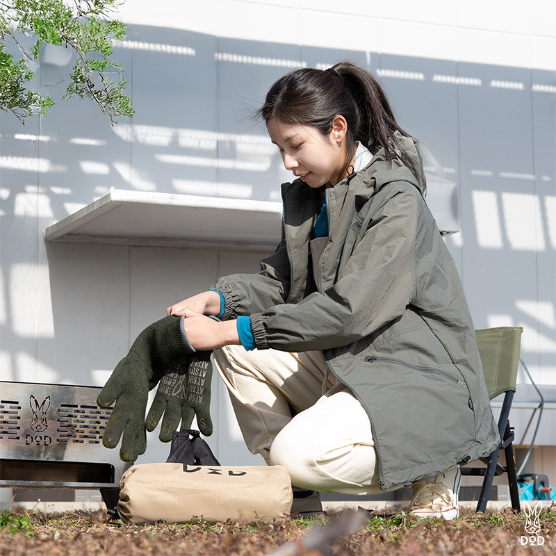 オマモリパーカー（ミント/ベージュ/グレー/ブラック）JK167-GR/BG/GY/BK-M/L/XL