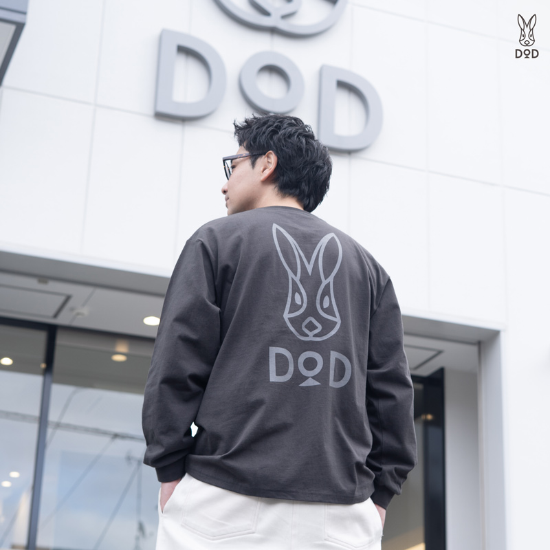 ウサギドドンロンティー（アイボリー/ブルーグレー/チャコールグレー）TS220-IV/BL/CH-M/L/XL