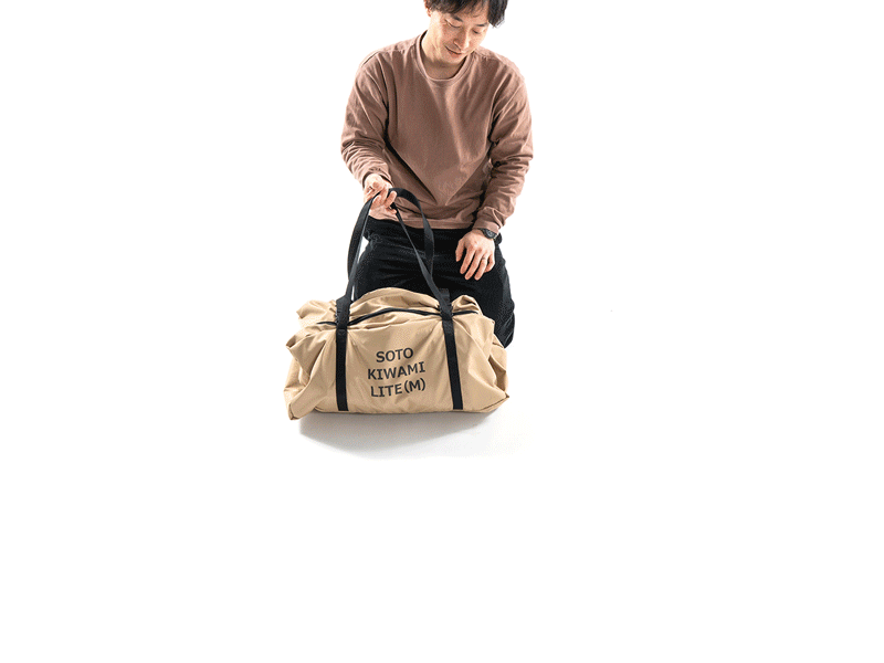  ソトネノキワミ Lite Lのメインの特徴（自動膨張式エアマット）