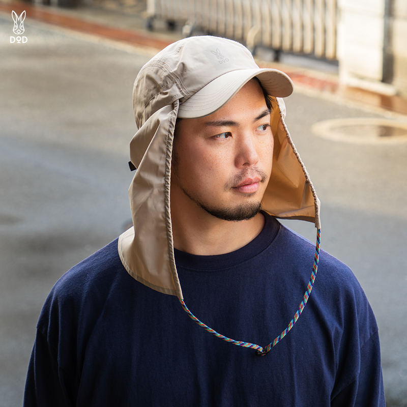 カッパーダ・キャップ（ベージュ/ブラック）HT205-BG/BK-F