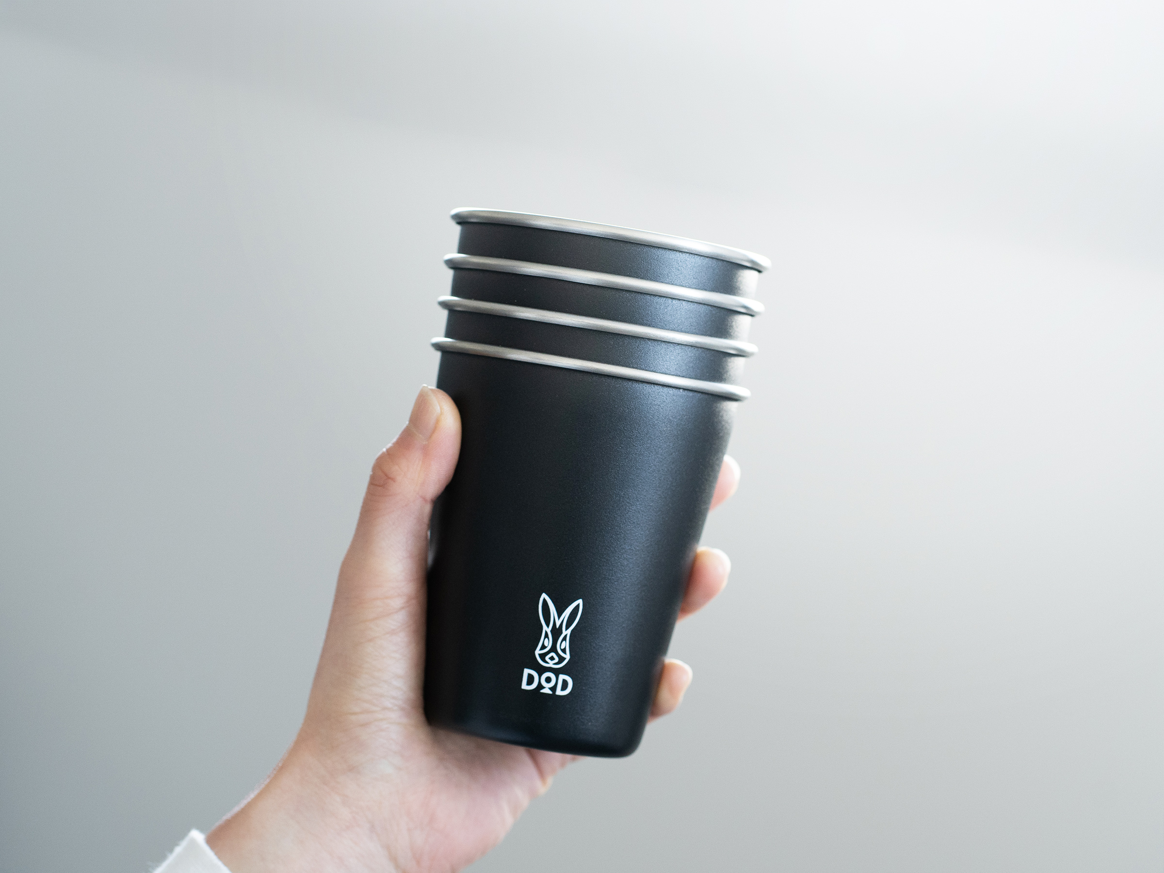  ヨッツスタック・ウサカップのメインの特徴（スタッキングしてコンパクトに収納可能）