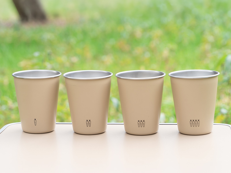  ヨッツスタック・ウサカップのメインの特徴（ニンジンの数で、自分だけのマイカップに）