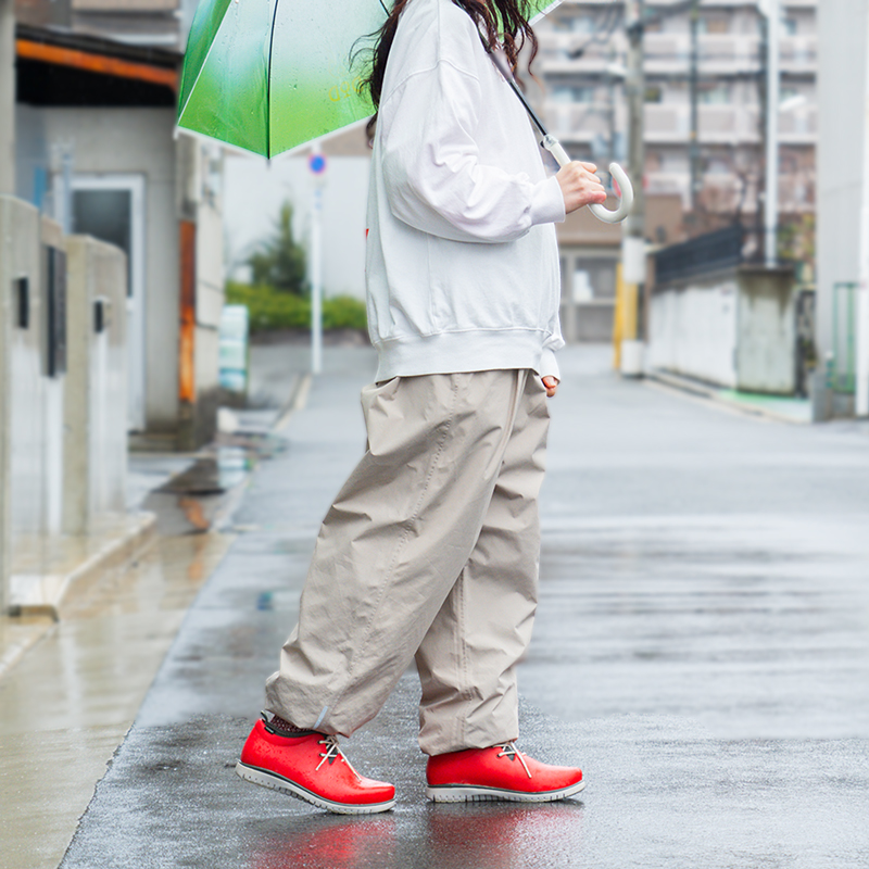  カッパーダ・パンツ(ML/LXL)のメインの特徴（腰周りにゆとりのあるテーパードシルエット）