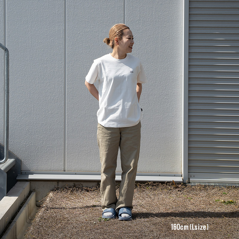 TS248-WH-M キュウジツTEE(M/L/XL)の着用イメージ