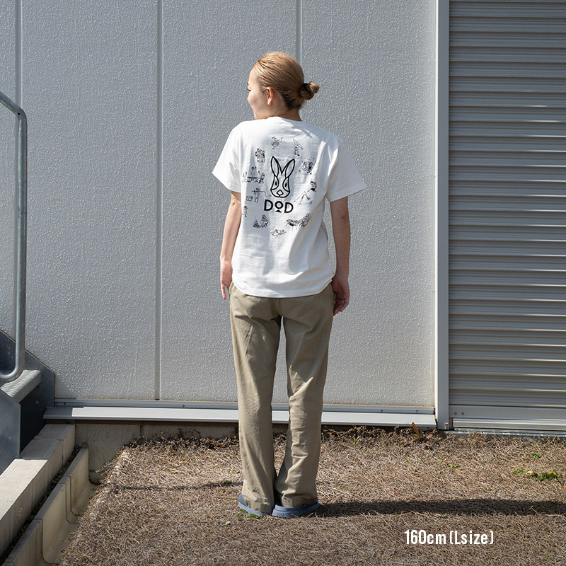 キュウジツTEE(M/L/XL)（ホワイト/ブルー/ブラック）TS248-WH/BL/BK-M