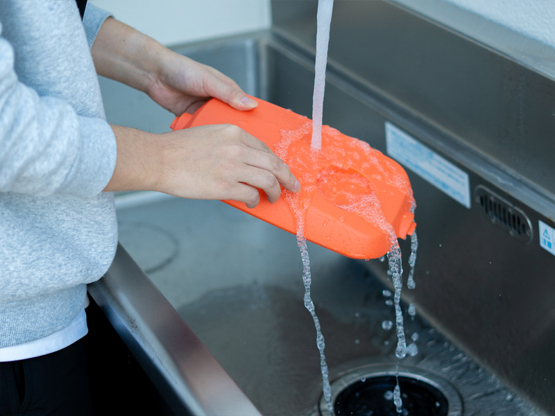  ウサンポクーラー（8）のメインの特徴（汚れもニオイも残さない、お手入れ革命）