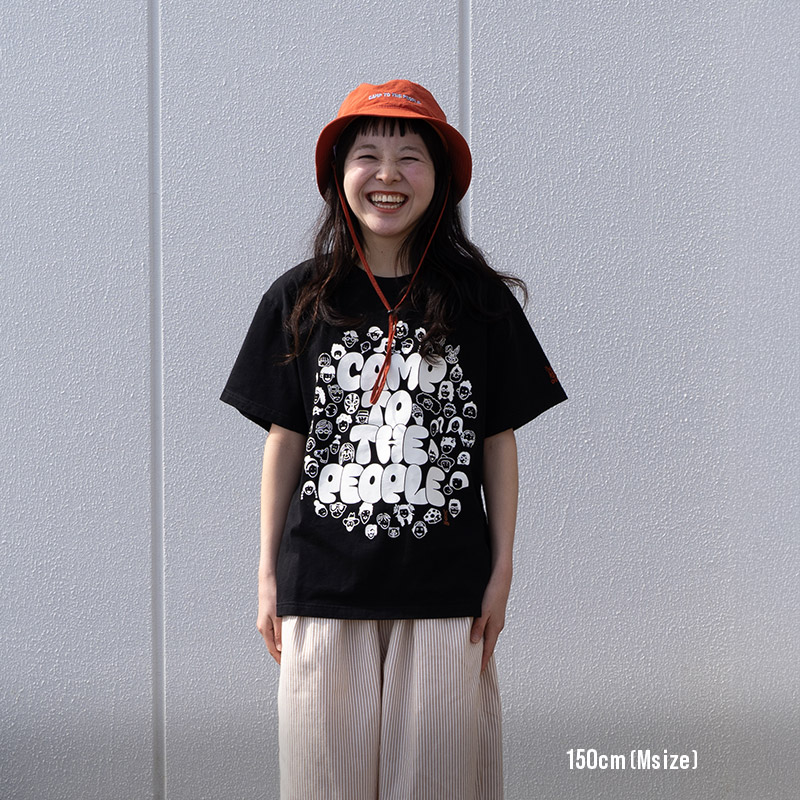 TS192-WH-M キャンパーTEE(M/L/XL)の着用イメージ