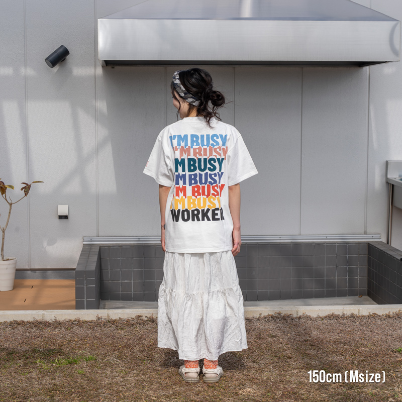 オン・オフTEE（ホワイト/アイボリー/スミクロ）TS194-WH/IV/CH-M/L/XL