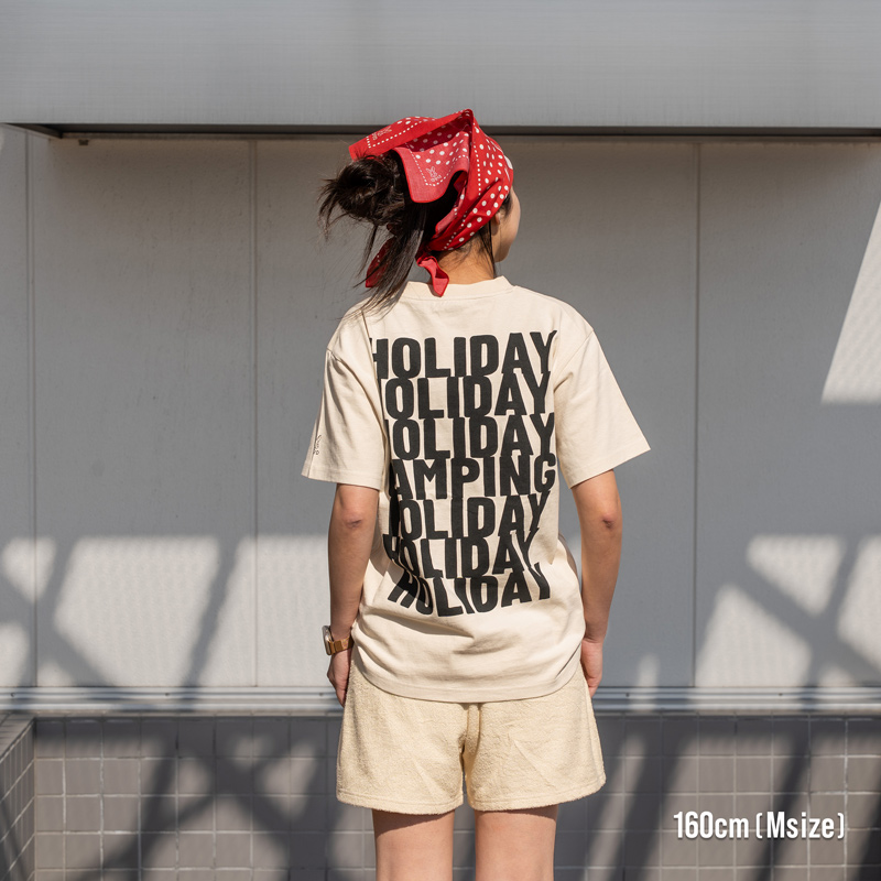 TS194-WH-M オン・オフTEE(M/L/XL)の着用イメージ