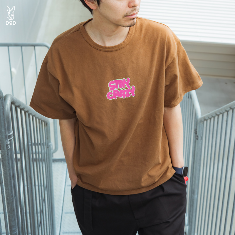 ステクレビビッドTee ML/LXL（ホワイト/ブラウン/グリーン）TS202-WH/BR/GR-ML/LXL