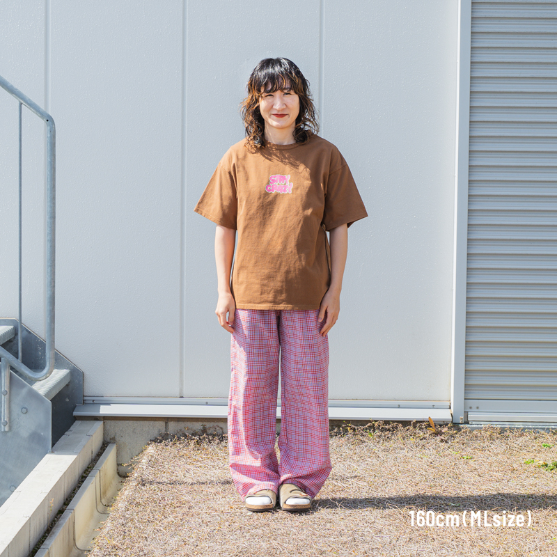 TS202-WH-ML ステクレビビッドTee ML/LXLの着用イメージ