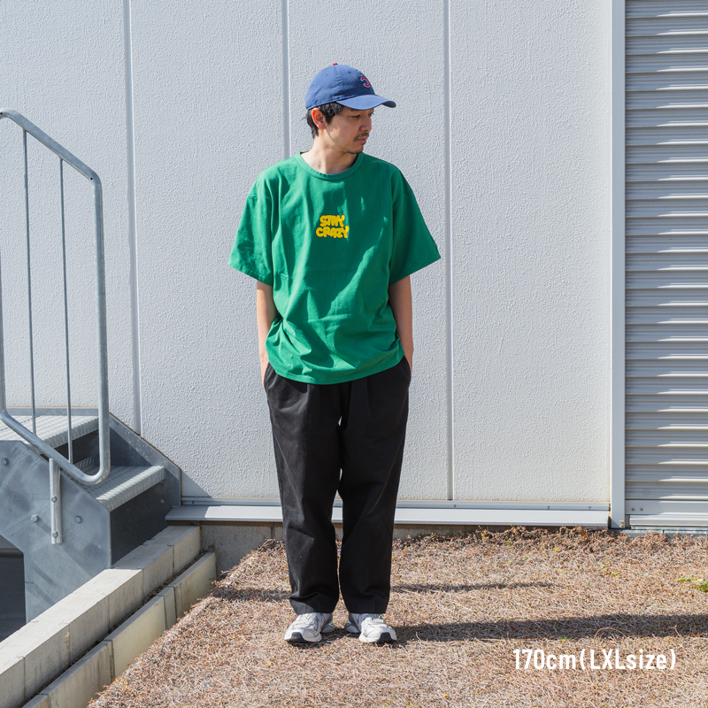 TS202-WH-ML ステクレビビッドTee ML/LXLの着用イメージ