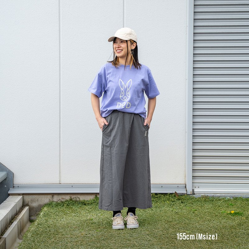 TS247-IV-M ウサギドドンTEE（M/L/XL）の着用イメージ