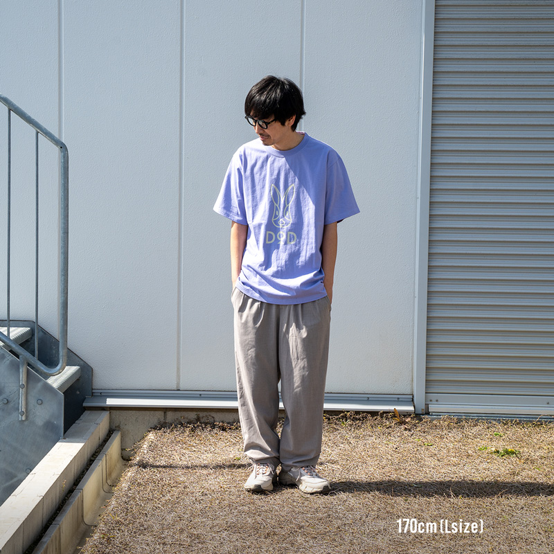 TS247-IV-M ウサギドドンTEE（M/L/XL）の着用イメージ