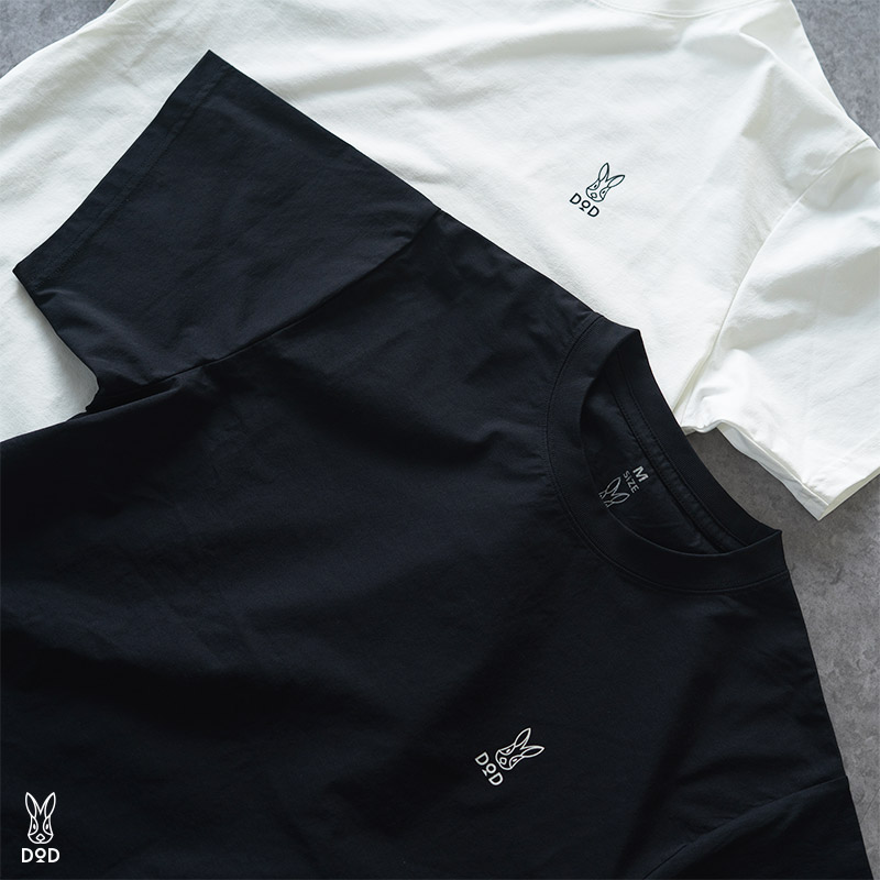 サラサラTEE（ホワイト/ブラック）TS287-WH/BK-M/L/XL