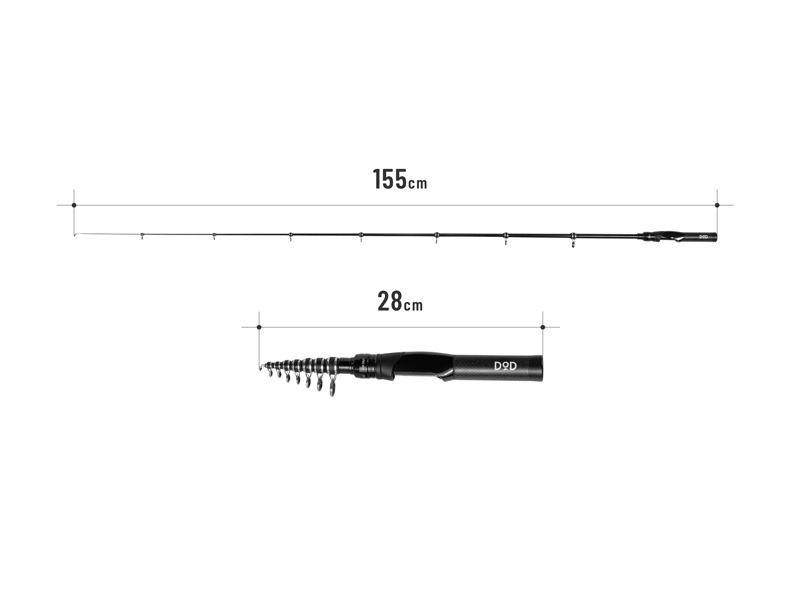  こっそりロッドのサイズ画像