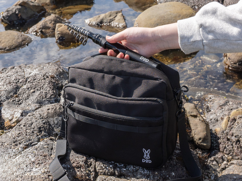  こっそりロッドのメインの特徴（こっそり持ち出せるコンパクトサイズ）