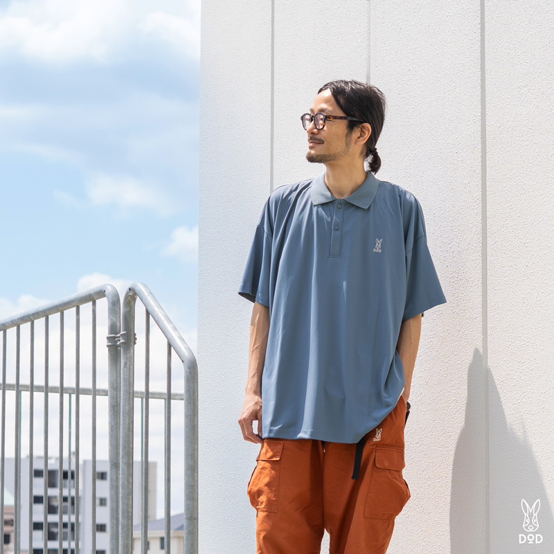 ウサロゴポロ（ホワイト/ブルー/ブラック）SR232-WH/BL/BK-ML/LXL