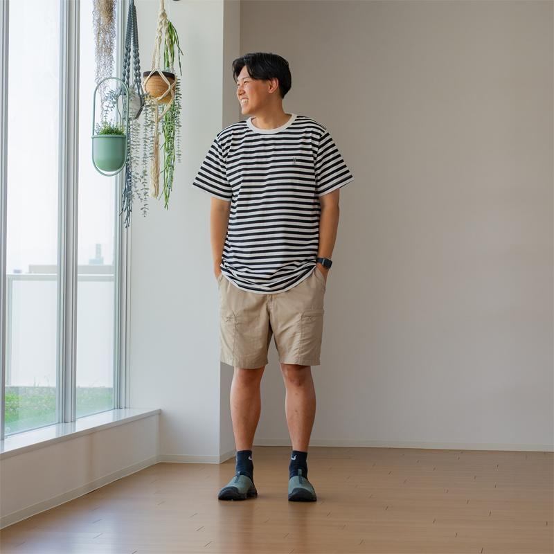  ウサロゴTEE（M/L/XL）の着用イメージ