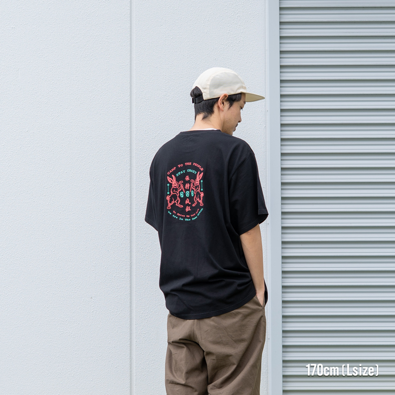  天兎ペグTEE M/L/XLの着用イメージ