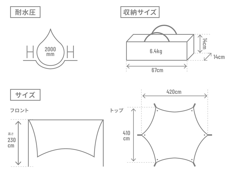 いつかのタープSUMI TT5-275-IV | DOD（ディーオーディー）公式サイト