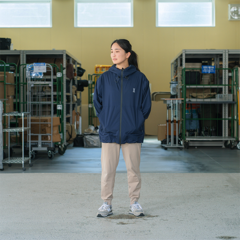 JK335 ヤマウサンポ・シェルジャケM/L/XL						の着用イメージ