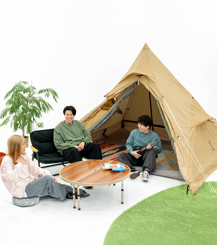 宿泊キャンプ向けセット商品「カゾクではじめるキャンプセット」の画像