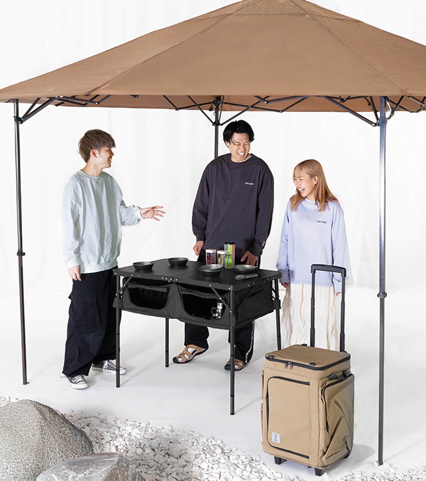 日帰りキャンプ向けセット商品「みんなで囲むお手軽BBQセット」の画像