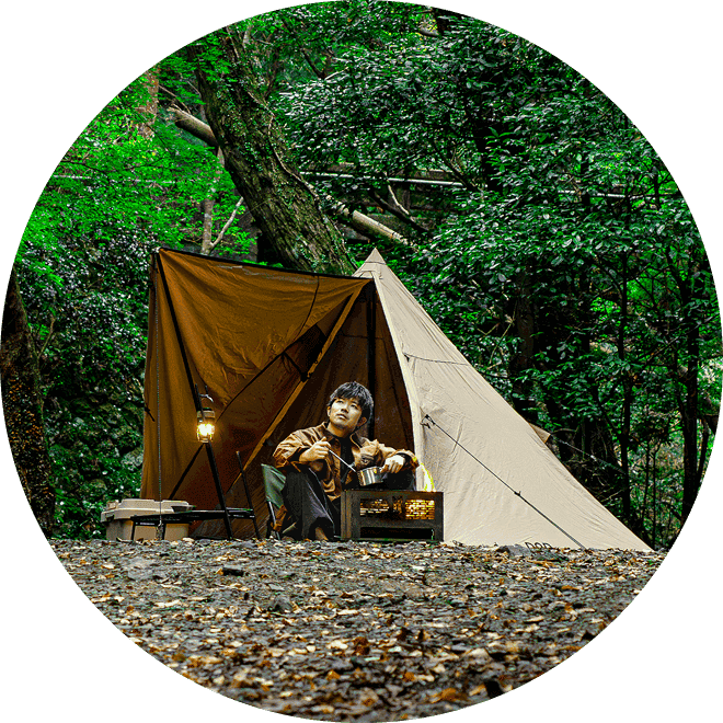 キャンプしていた経験が、いざという時の力を養う。