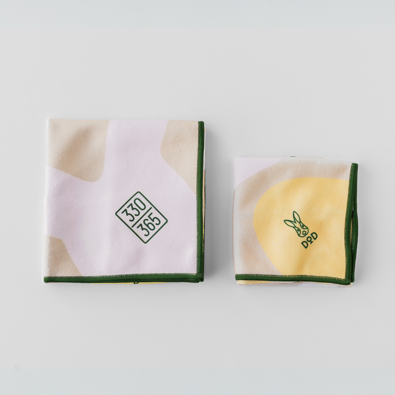 アウトドアブランド「DOD（ディーオーディー）」の、日常を彩るライフスタイルライン「330（さんさんまる）」シリーズのfave wrap cloth set（DH2-010-BG）