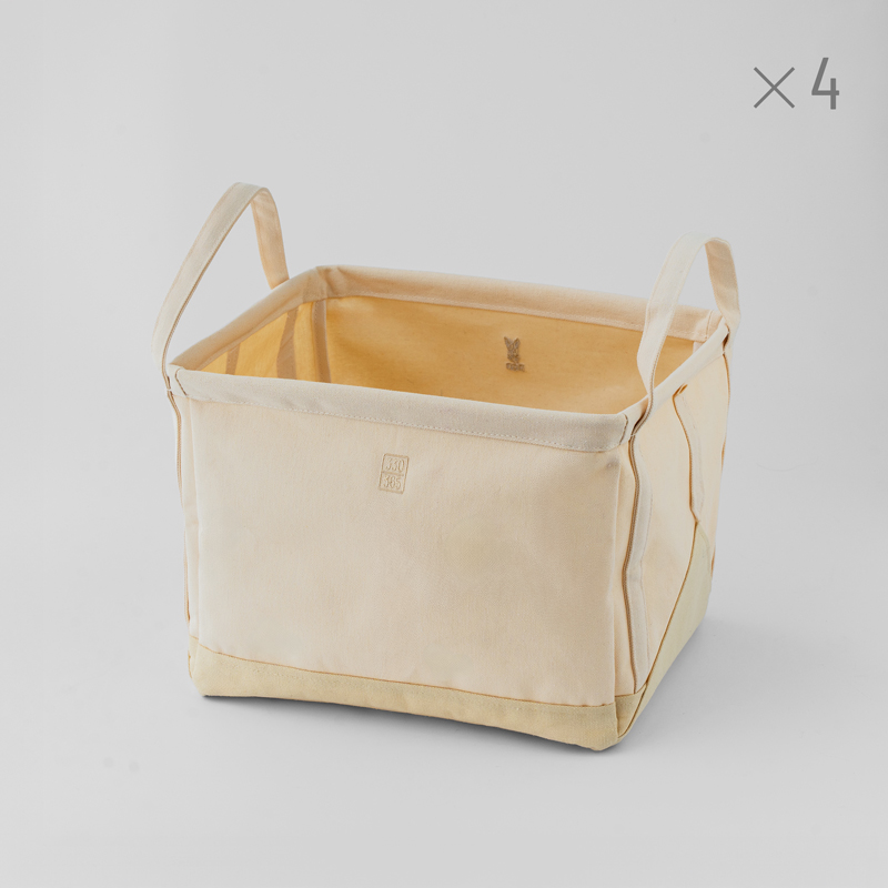 アウトドアブランド「DOD（ディーオーディー）」の、日常を彩るライフスタイルライン「330（さんさんまる）」シリーズのfave storage box（DH2-014-IV）